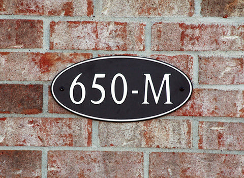 Address Plaque Only (650 Model - Medium/Large)